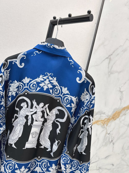 Ver NEW print silk shirts