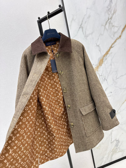 Louis NEW lapel overcoats