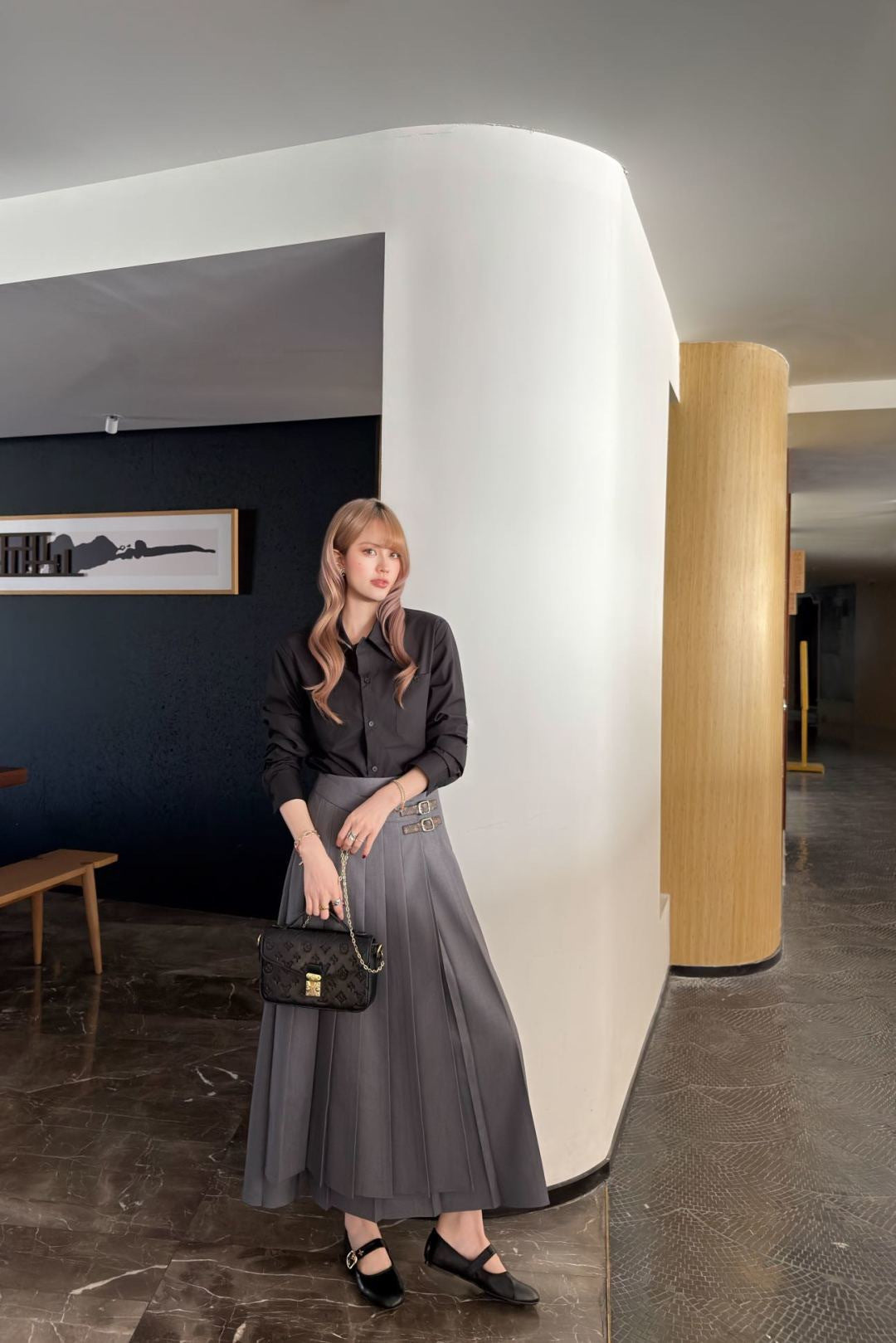 Louis NEW pleated skirts