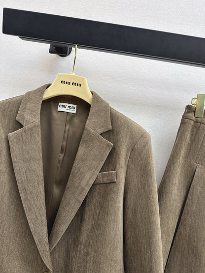 Miu NEW suit jacket pleated skirts