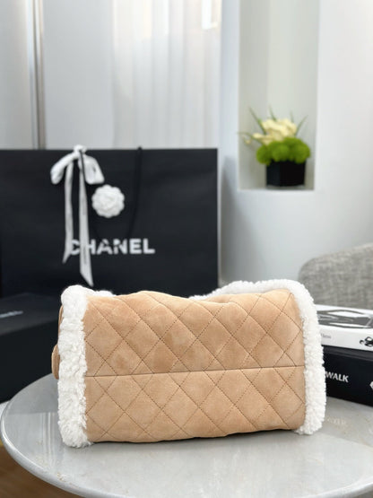 Chan NEW 25K Suede bag