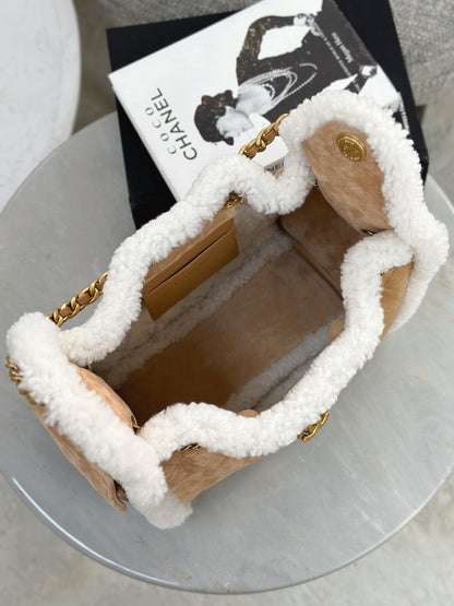 Chan NEW 25K Suede bag
