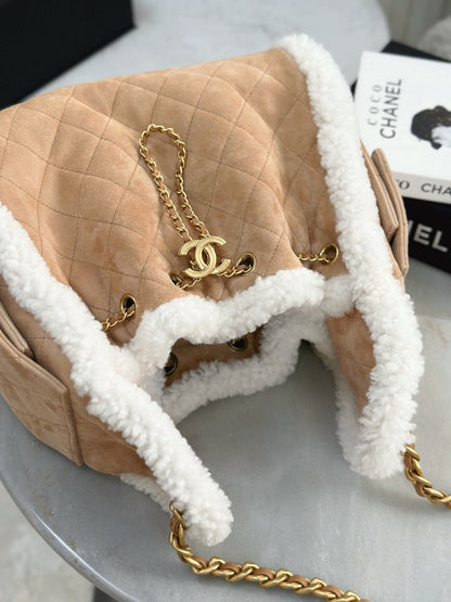 Chan NEW 25K Suede bag