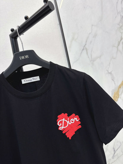 CD NEW heart print t-shirt