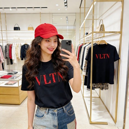 Vlen NEW heart print t-shirt