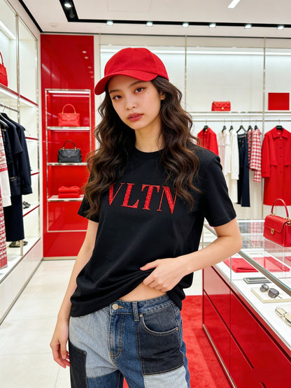 Vlen NEW heart print t-shirt