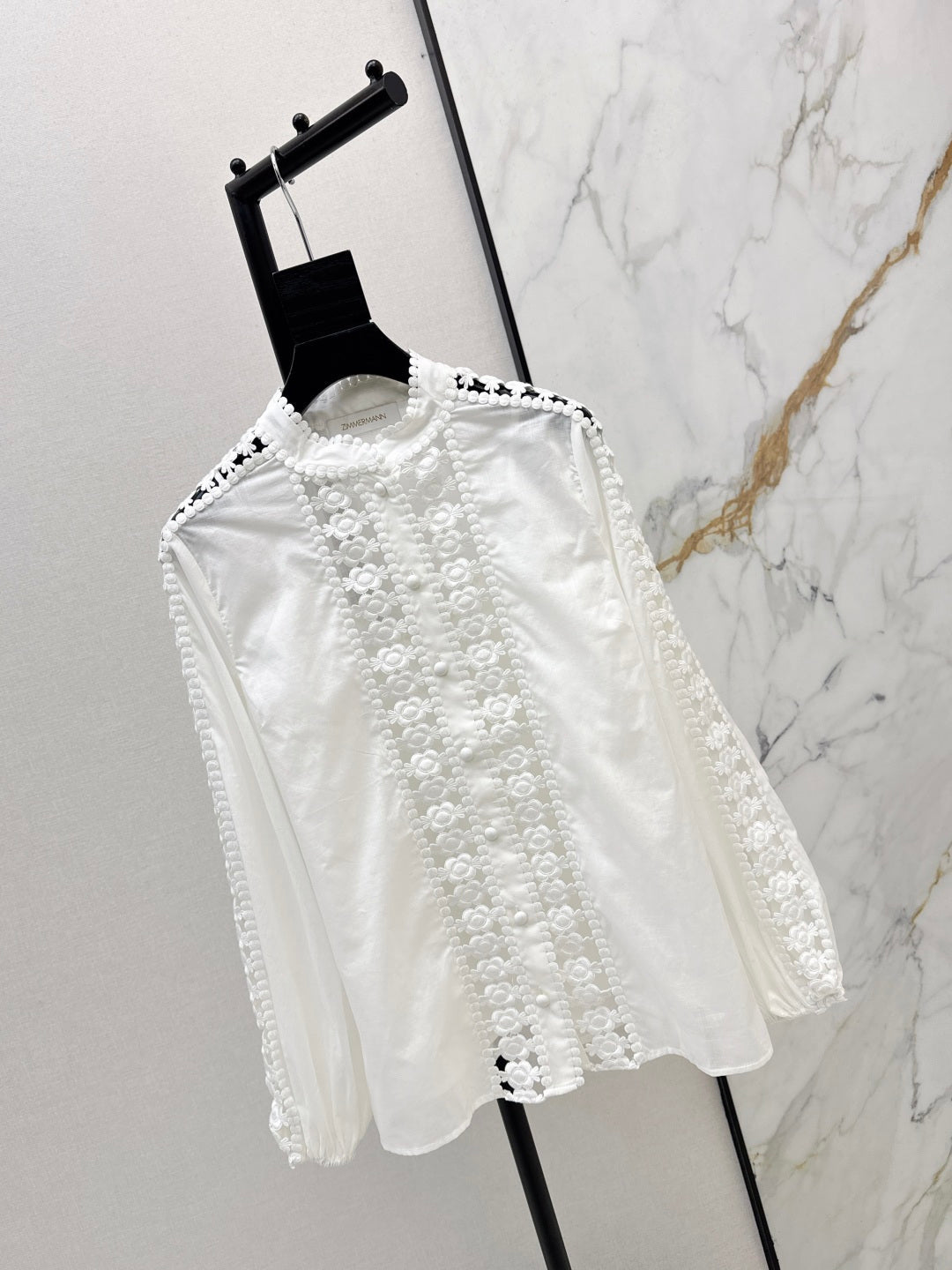 Zimm NEW  contract lace trim shirts