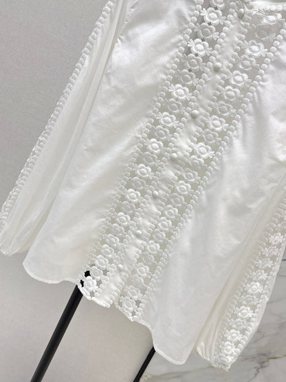 Zimm NEW  contract lace trim shirts