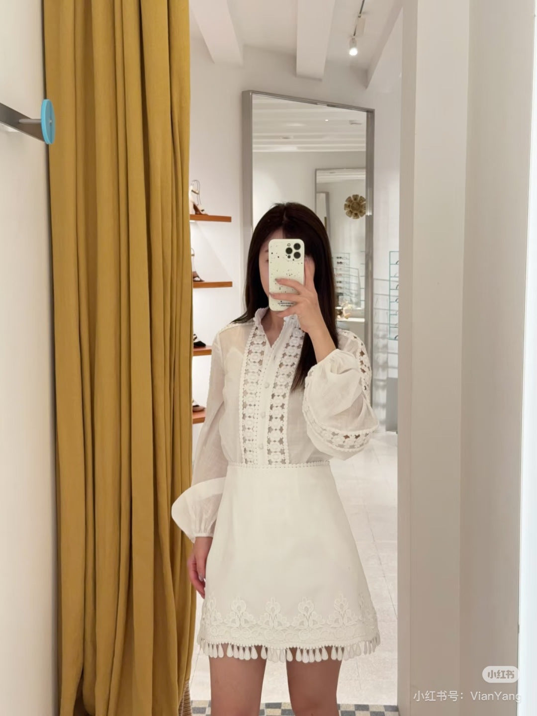 Zimm NEW  contract lace trim shirts