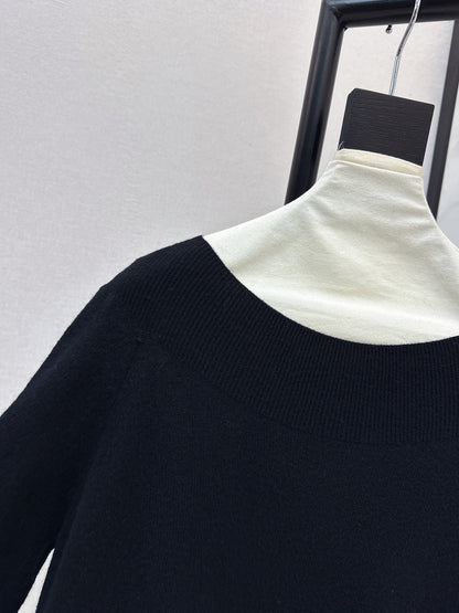 Es NEW embroidery lace sweater