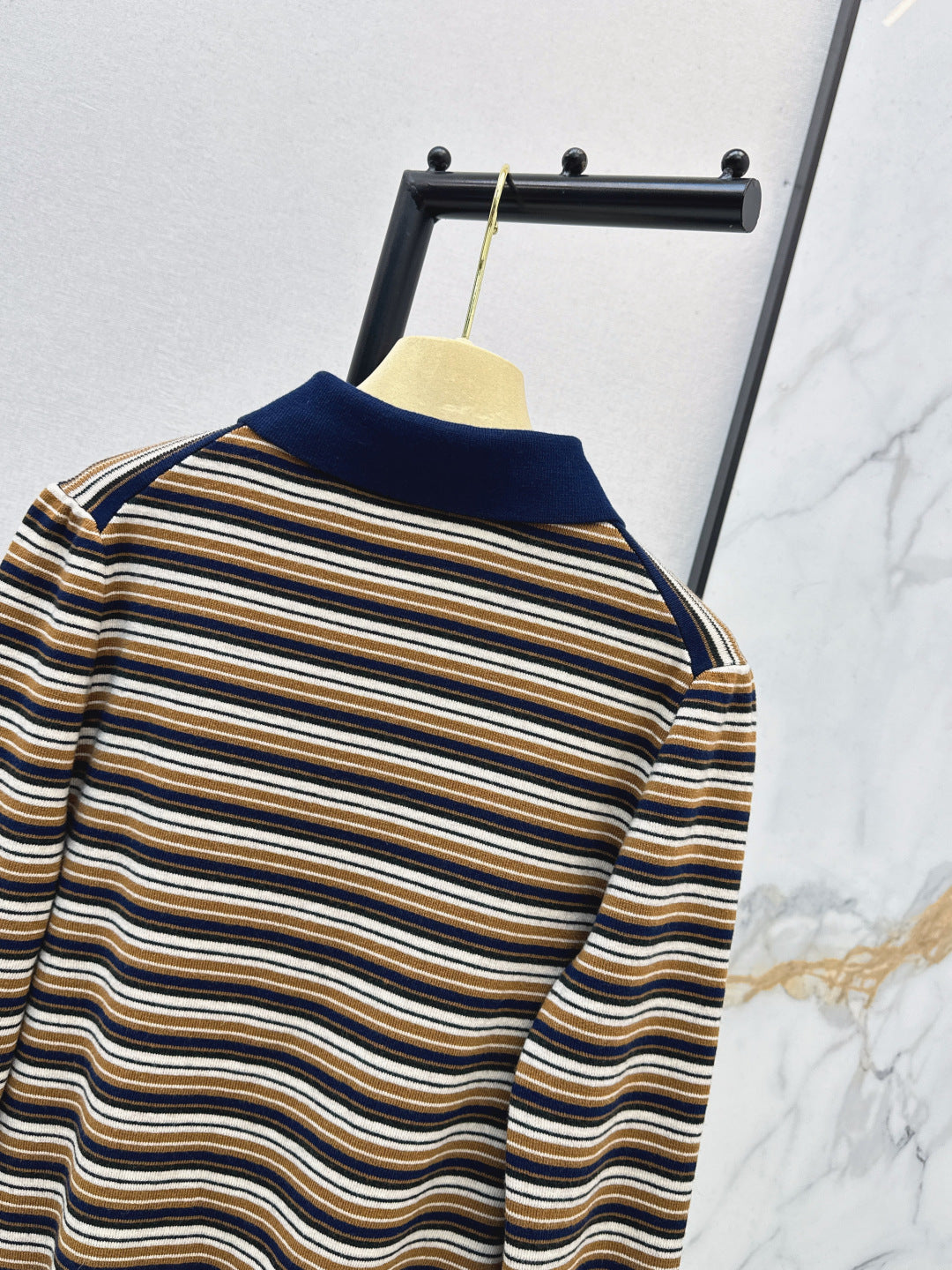 Miu NEW stripe polo shirts