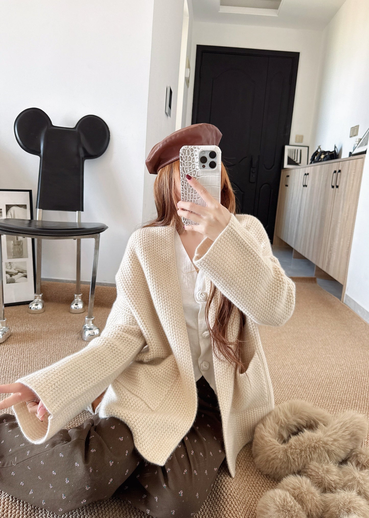 Loro NEW cashmere knitted jacket