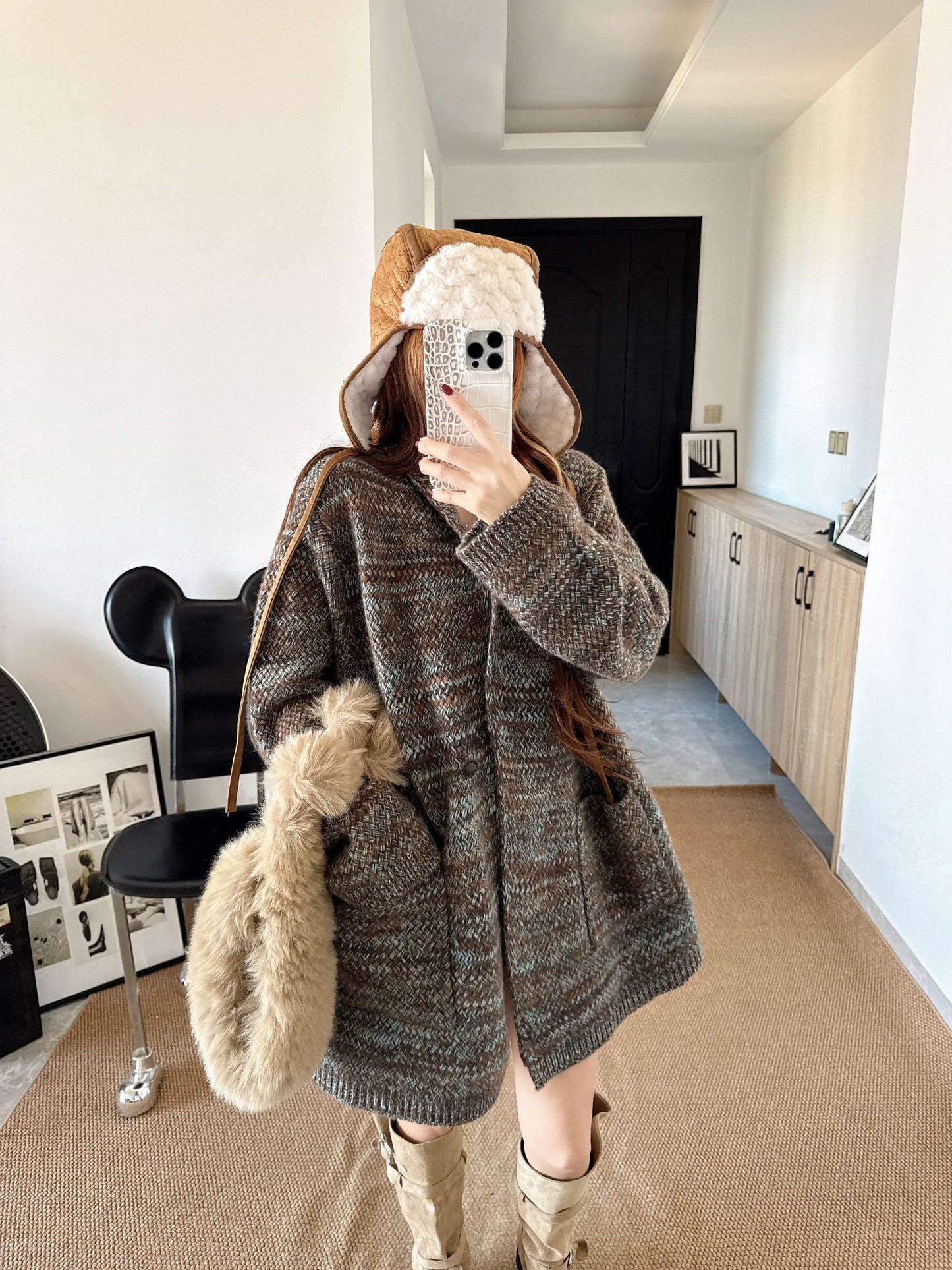 Loro NEW cashmere knitted overcoats