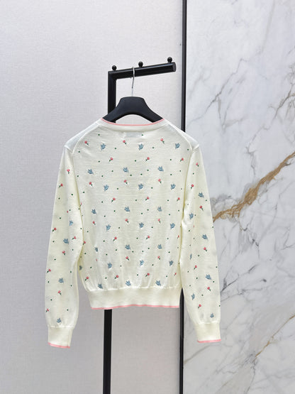 CD NEW embroidery cardigan