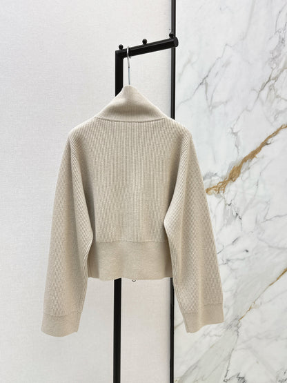 Brun NEW zip-up sweater