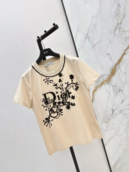 CD NEW 3d embroidery beading t-shirts