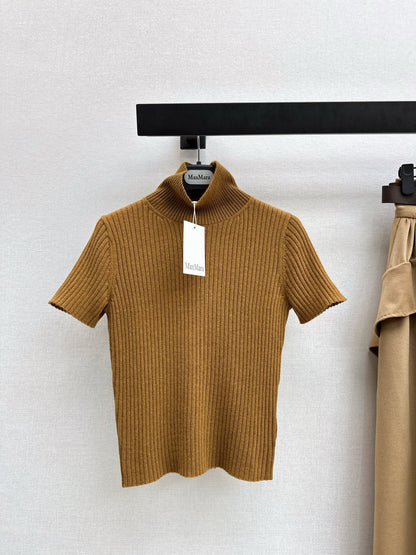 Max NEW high-neck short sleeve knitwear