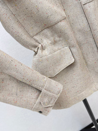 Loro NEW hooded drawstring waist jacket