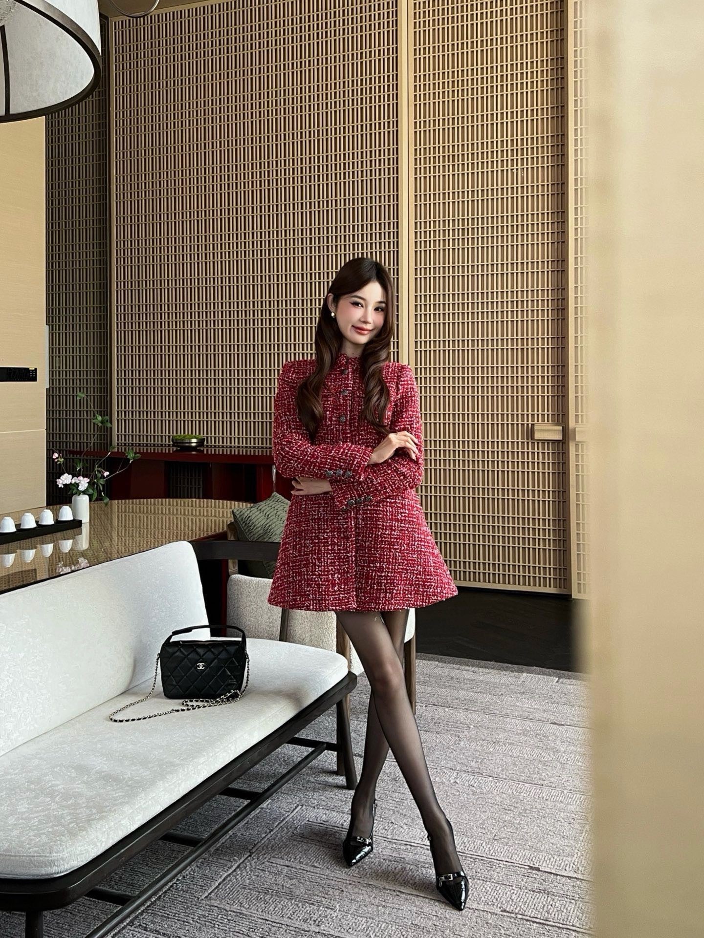 Chan NEW tweed jacket dress