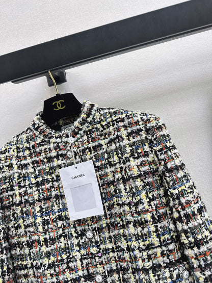 Chan NEW woven tweed jacket
