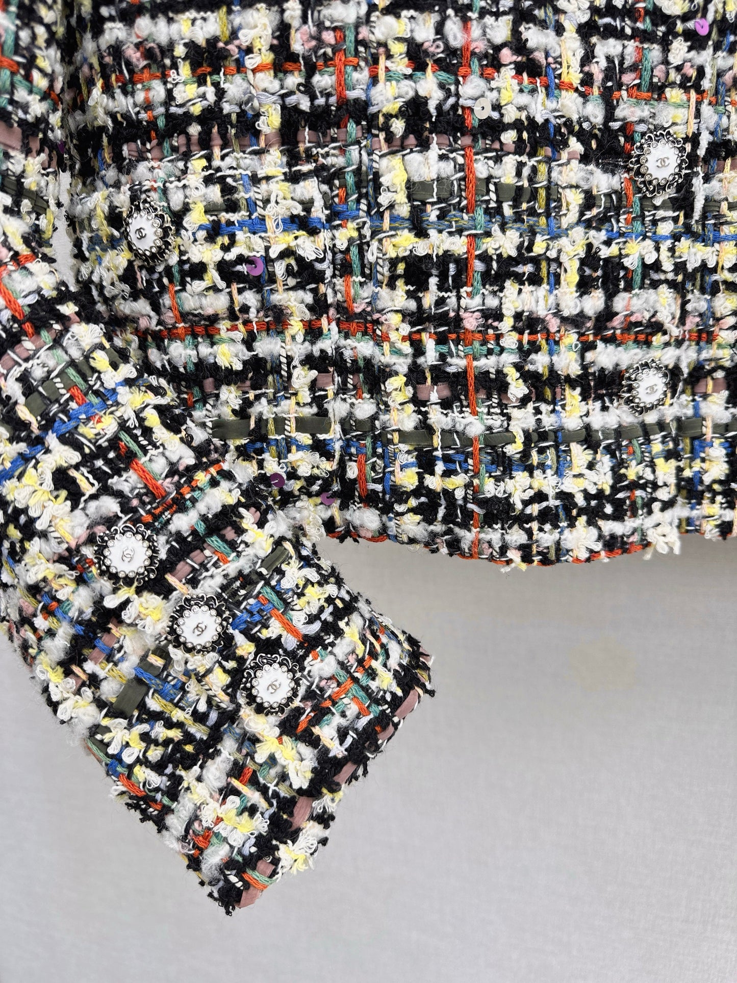 Chan NEW woven tweed jacket