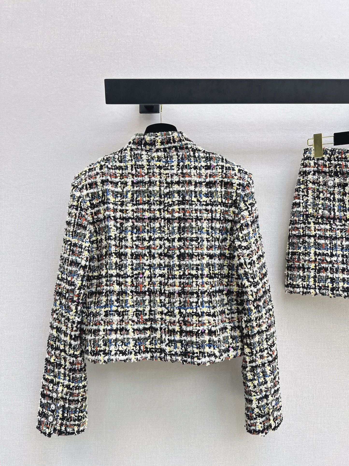 Chan NEW woven tweed jacket