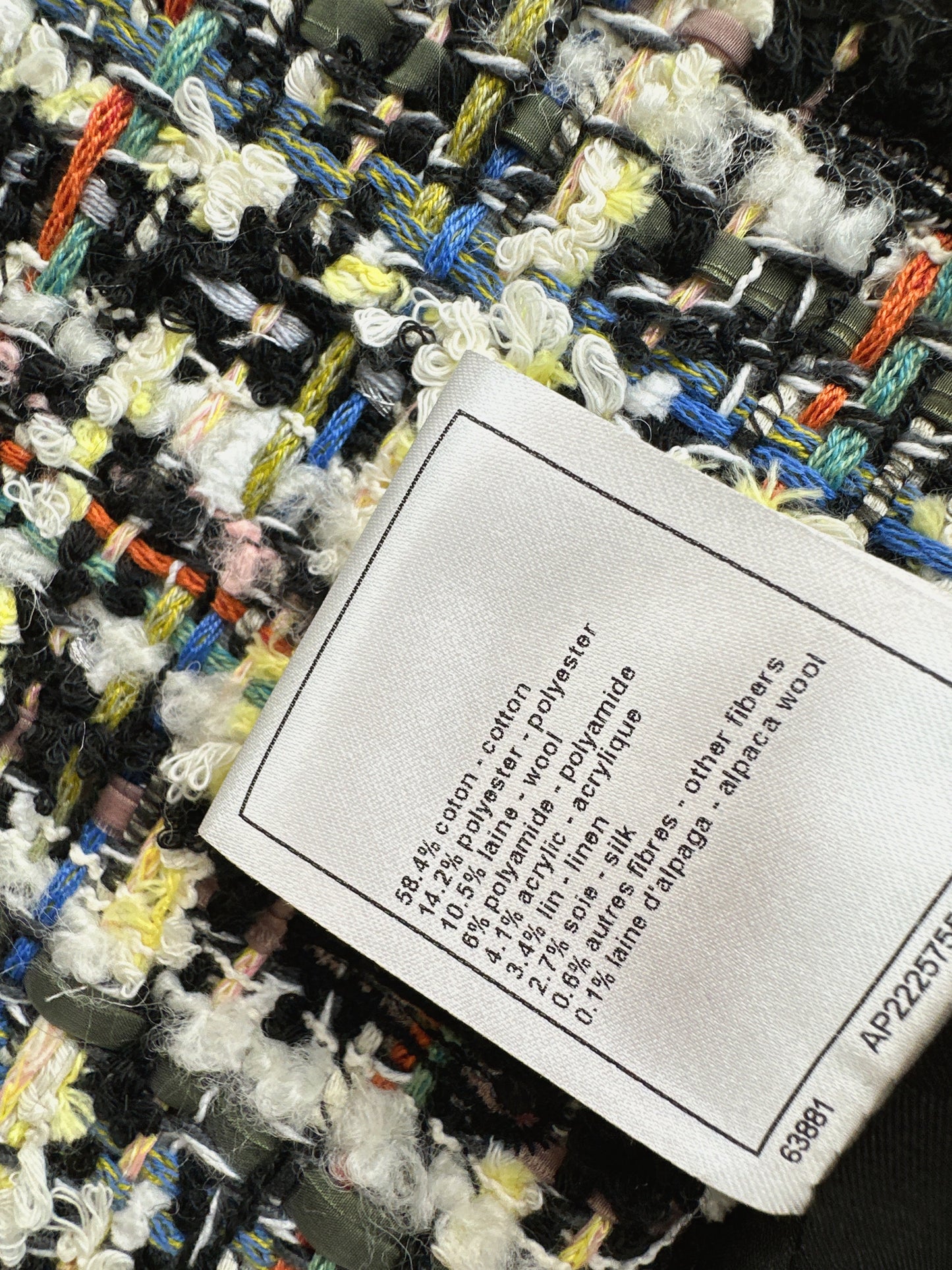 Chan NEW woven tweed skirts