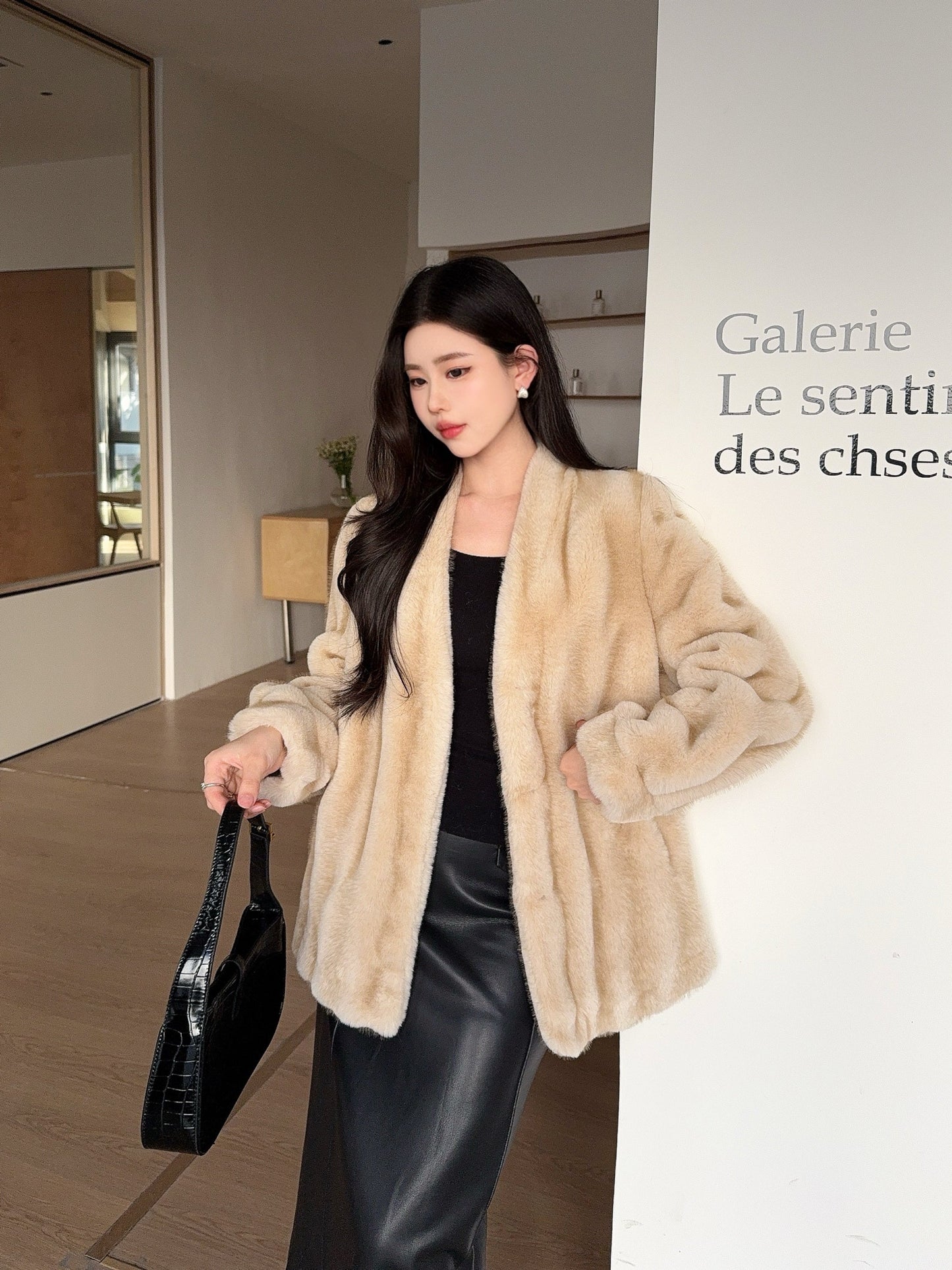 Loro NEW faux fur coats