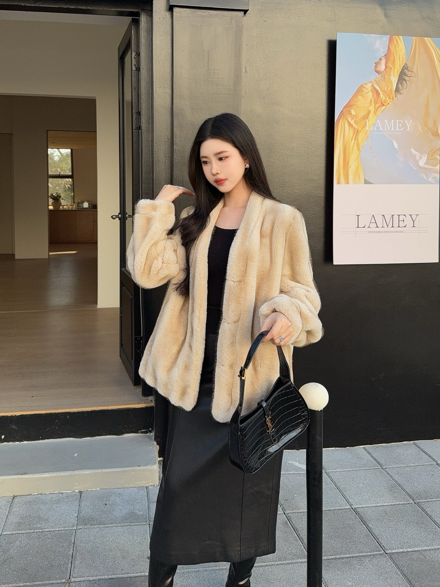 Loro NEW faux fur coats