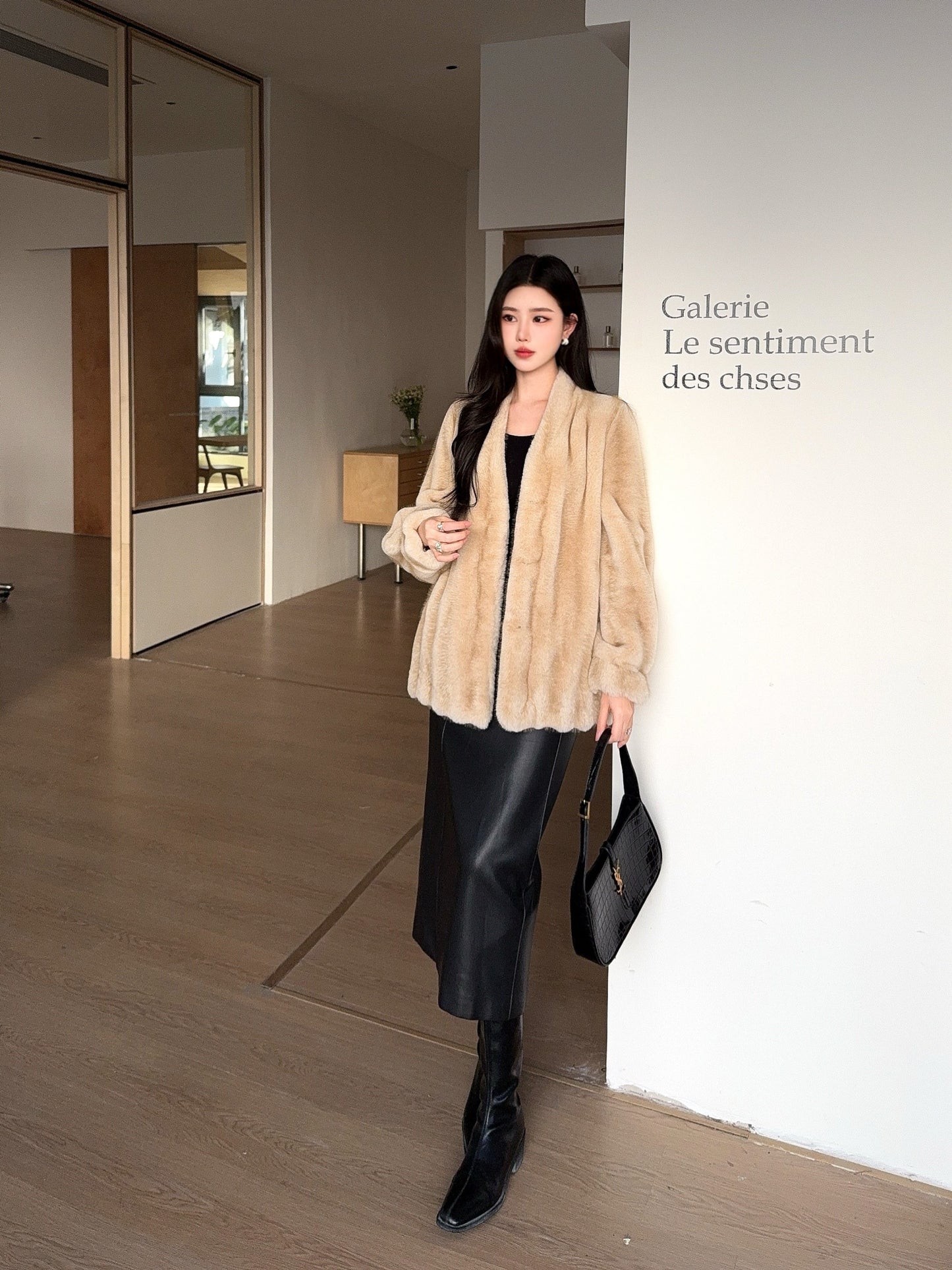 Loro NEW faux fur coats