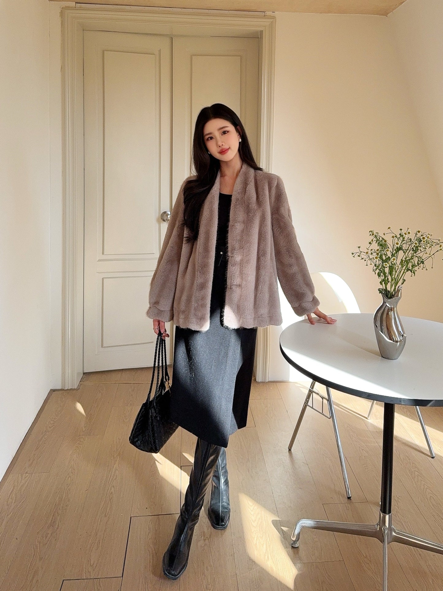 Loro NEW faux fur coats