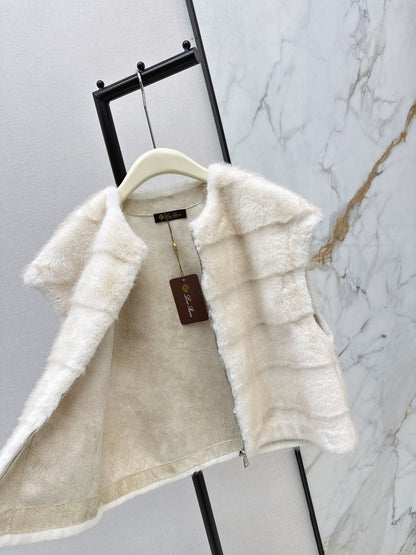 Loro NEW fur vest jacket