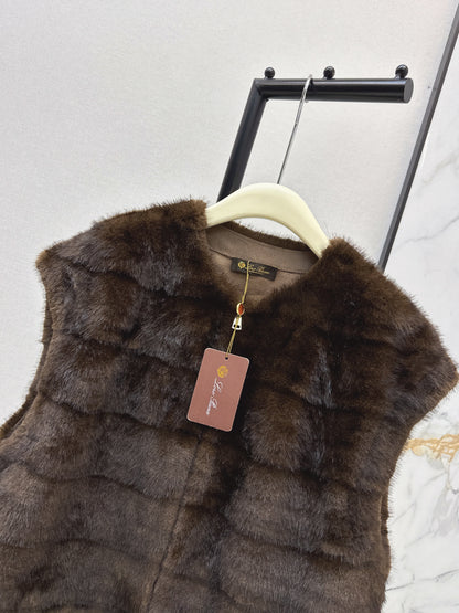 Loro NEW fur vest jacket