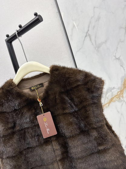 Loro NEW fur vest jacket