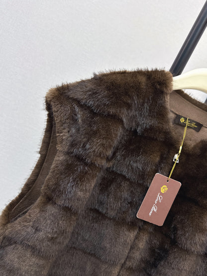 Loro NEW fur vest jacket