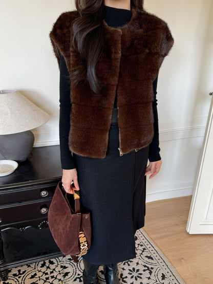 Loro NEW fur vest jacket