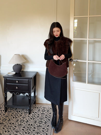 Loro NEW fur vest jacket