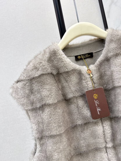 Loro NEW fur vest jacket