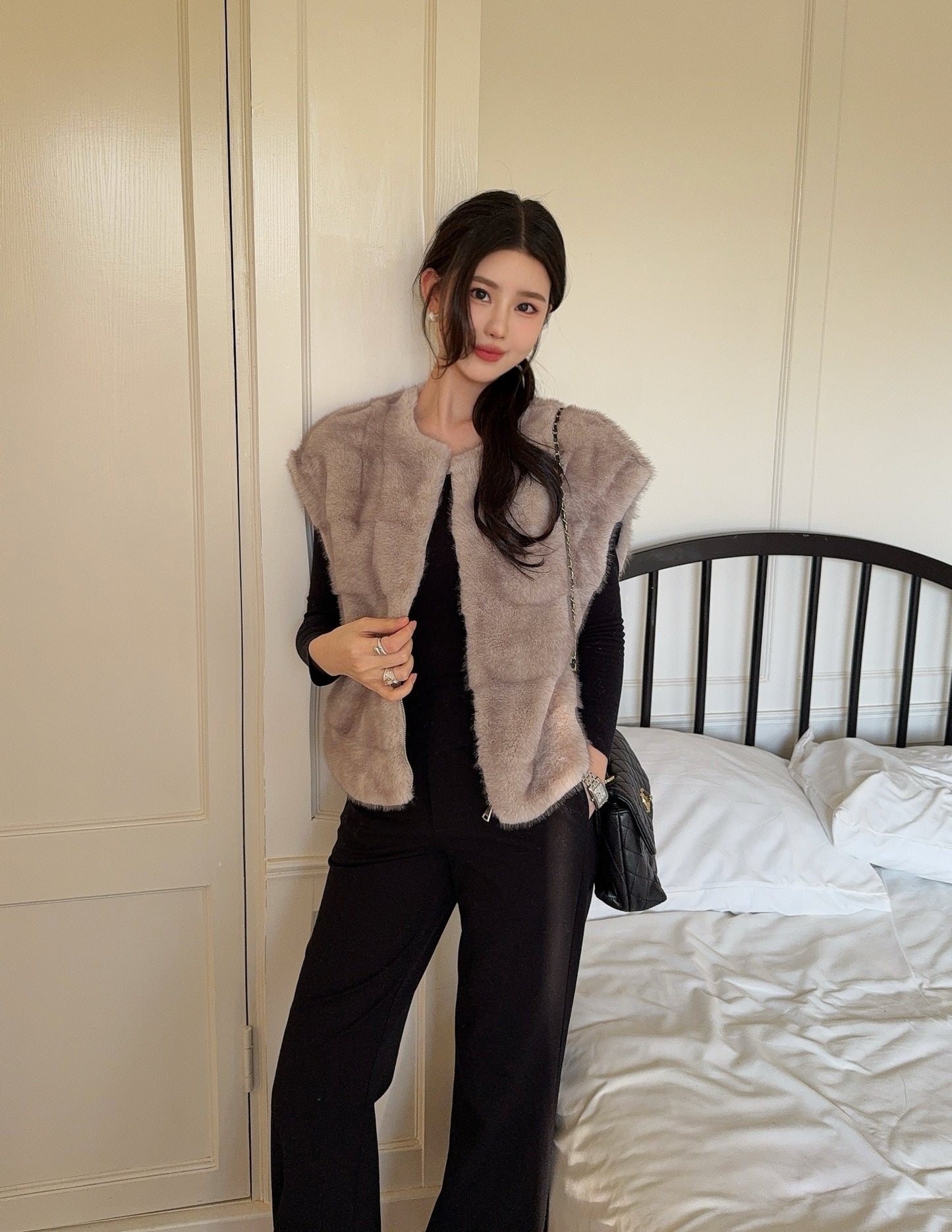 Loro NEW fur vest jacket