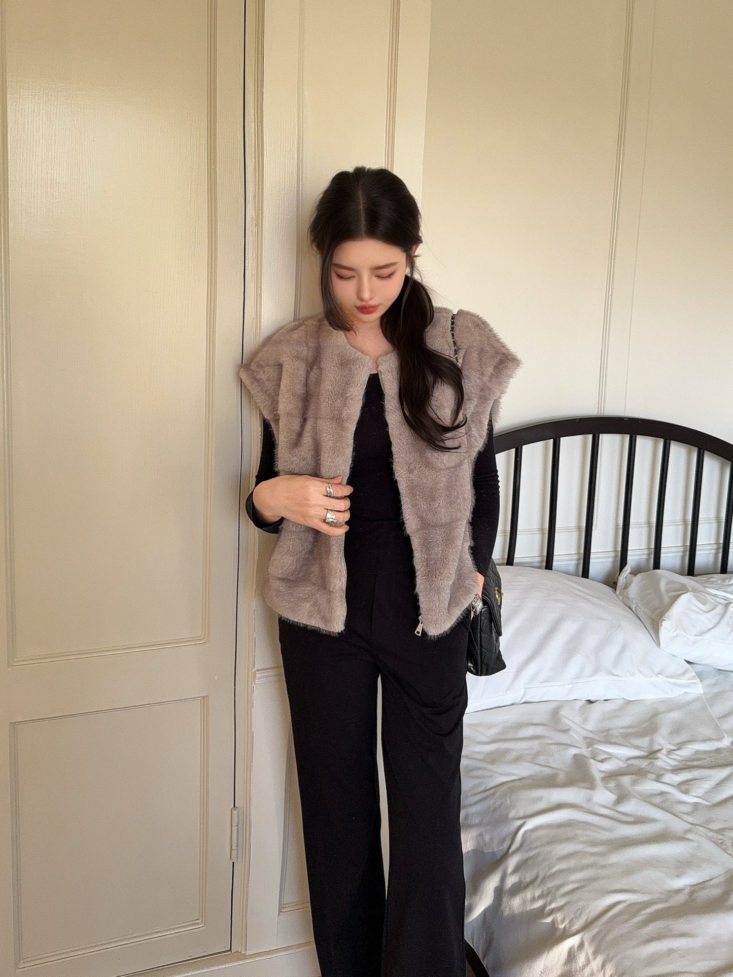 Loro NEW fur vest jacket