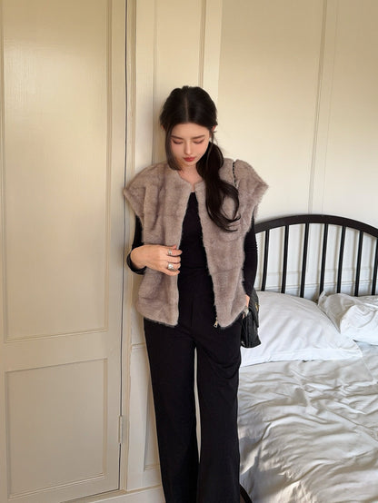 Loro NEW fur vest jacket