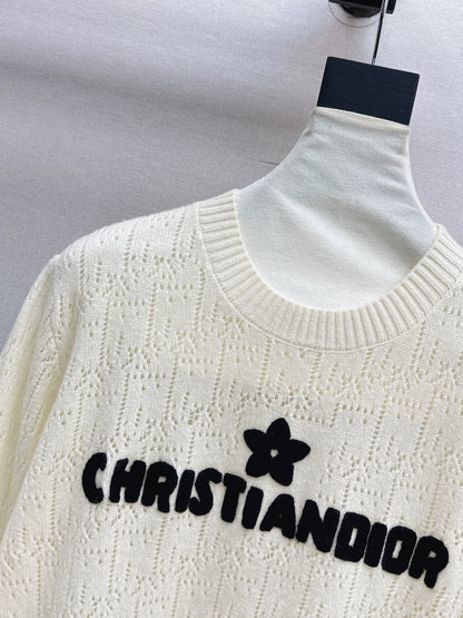CD NEW embroidery sweater