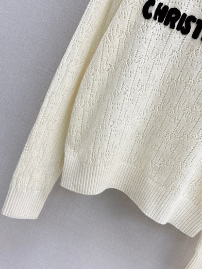 CD NEW embroidery sweater