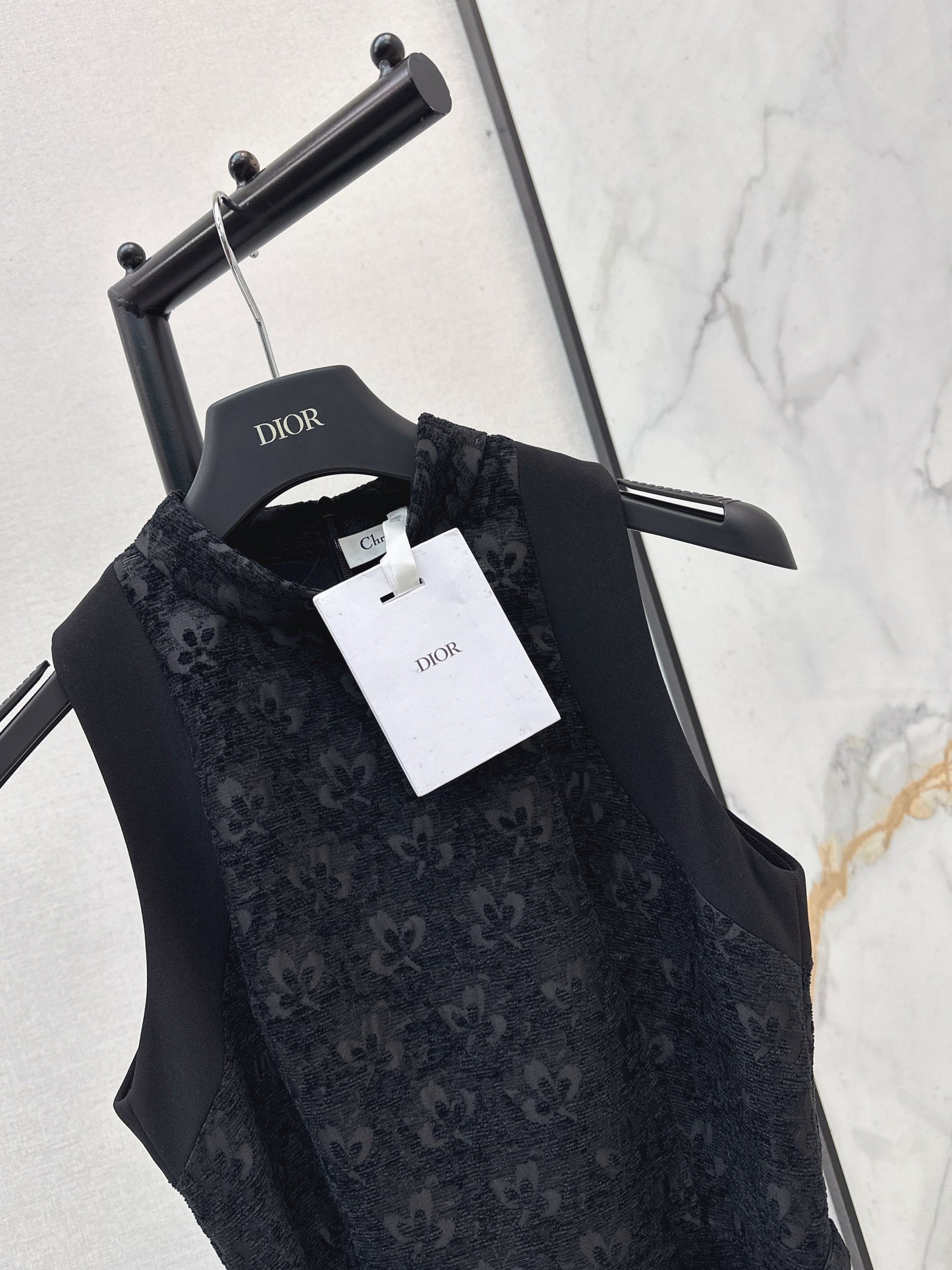 CD NEW jacquard belted dress