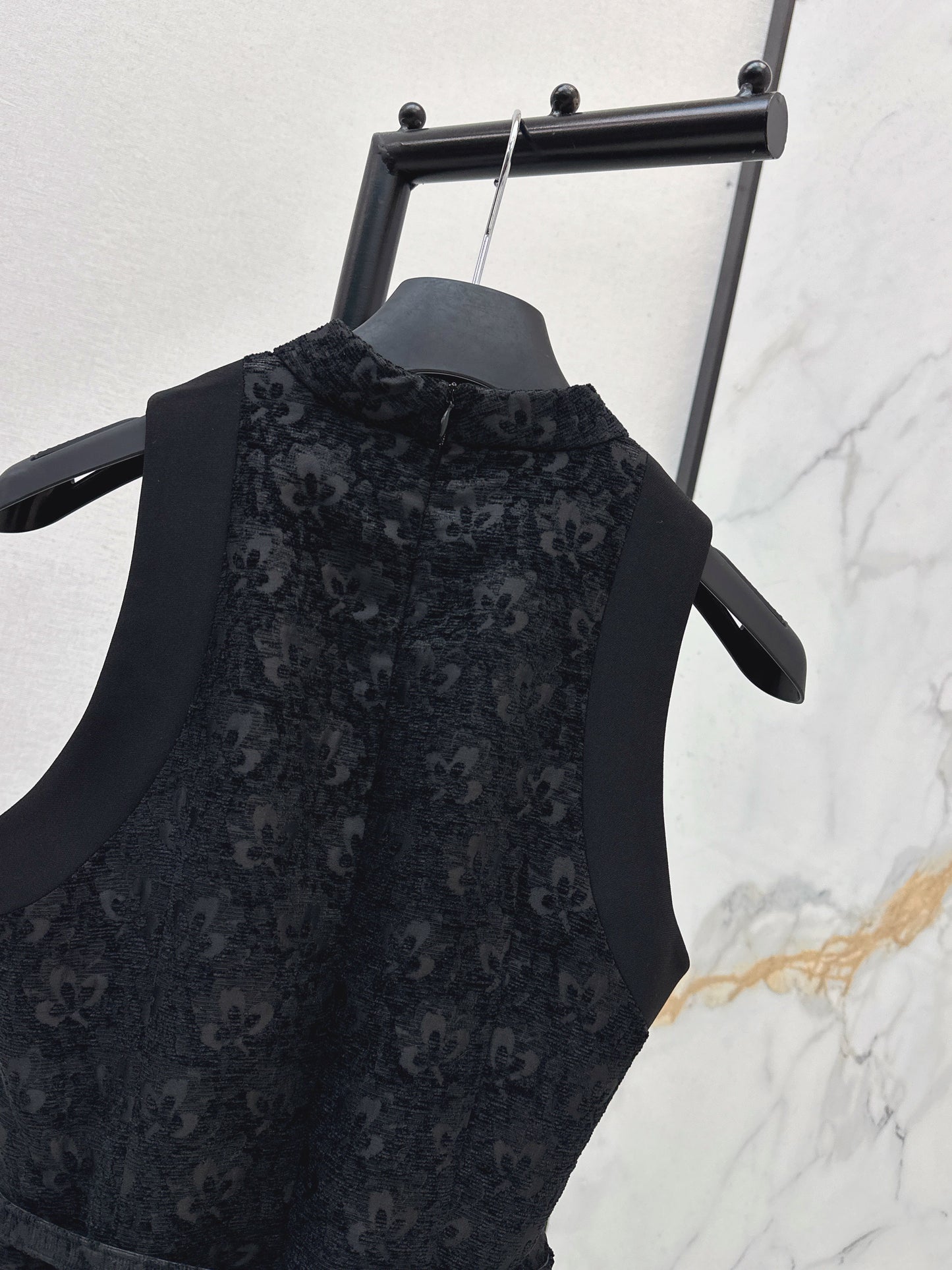 CD NEW jacquard belted dress