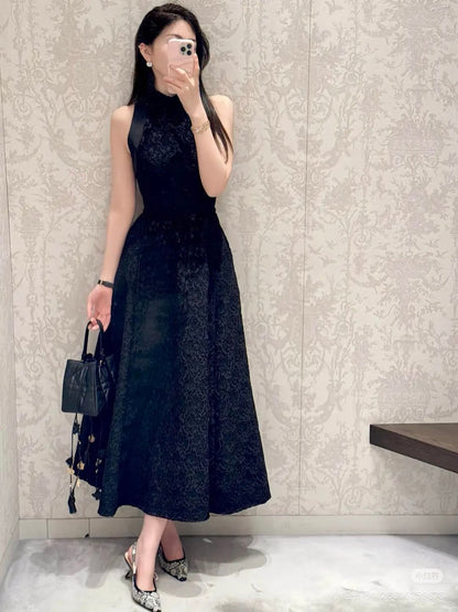 CD NEW jacquard belted dress