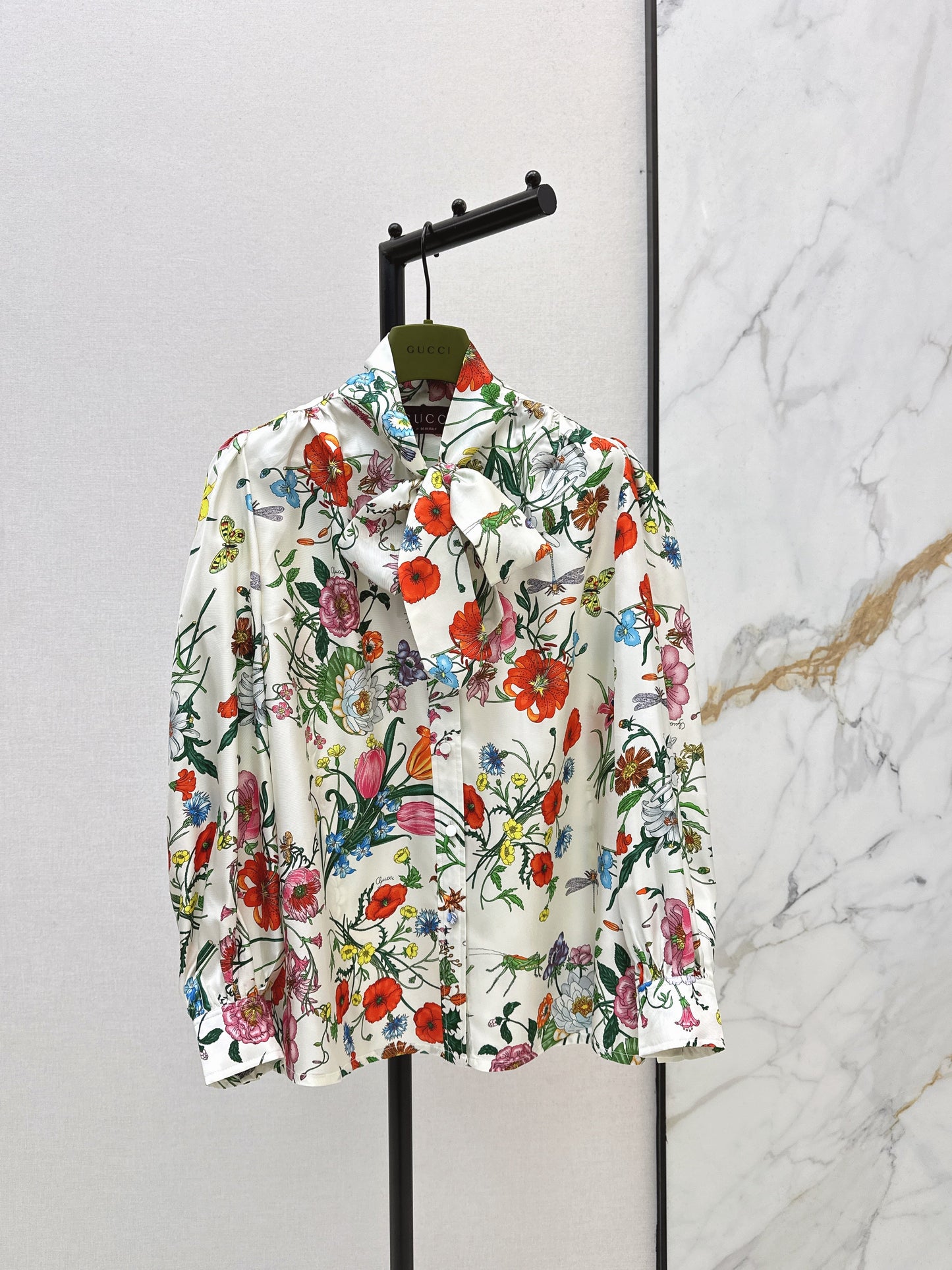 Guc NEW flower silk shirts