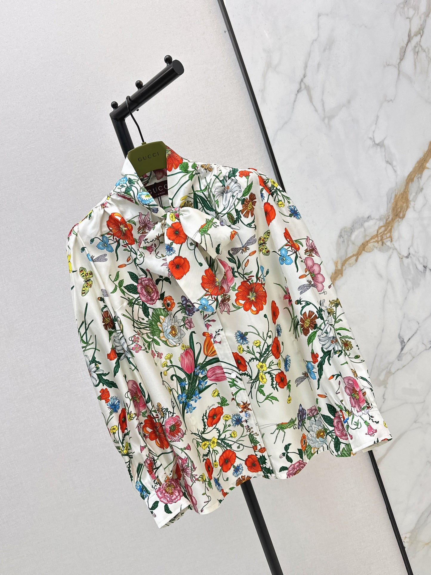 Guc NEW flower silk shirts