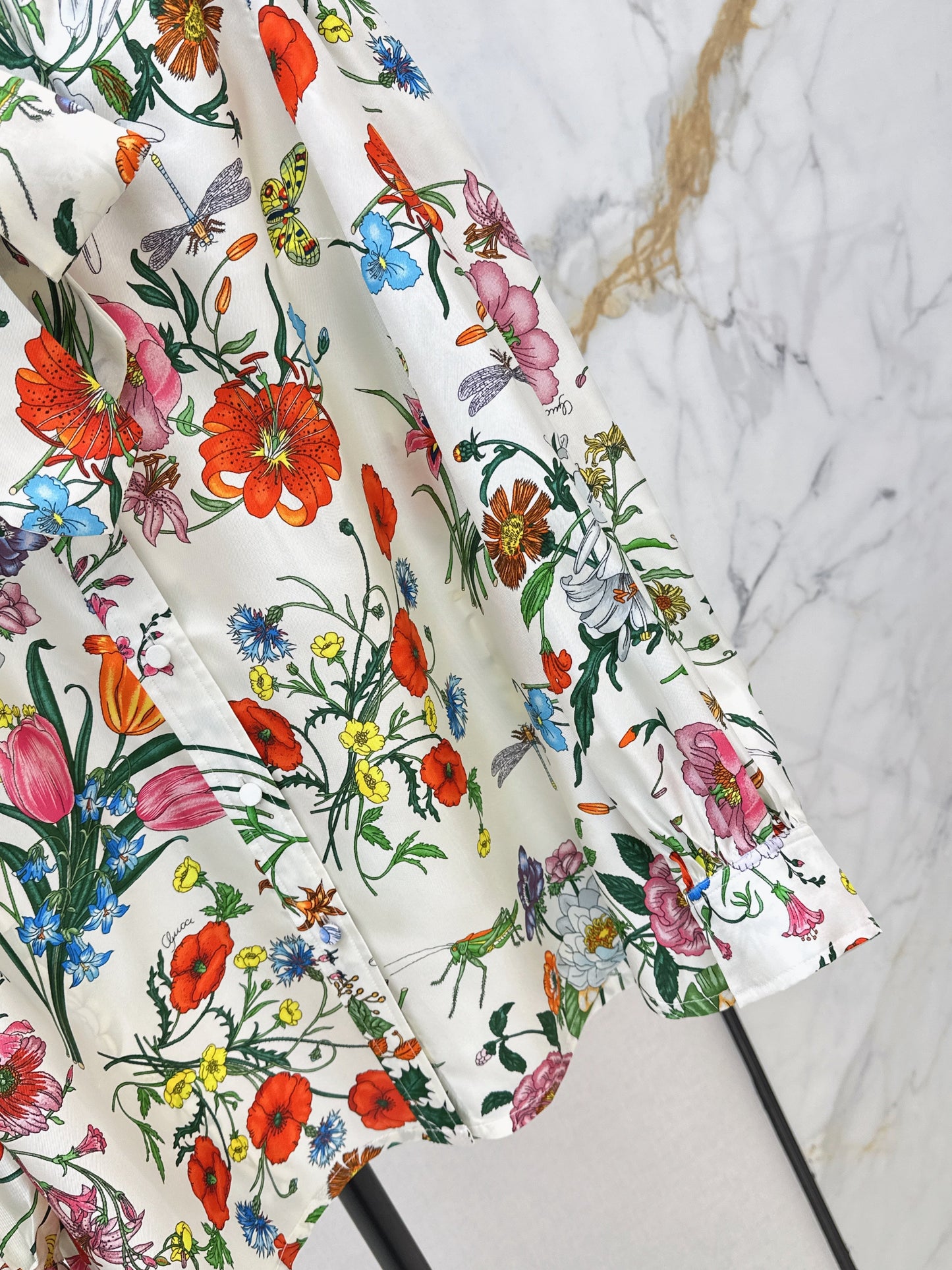 Guc NEW flower silk shirts