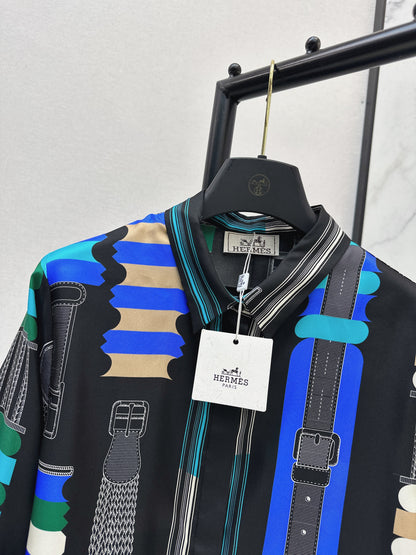 Hemr NEW print silk shirts
